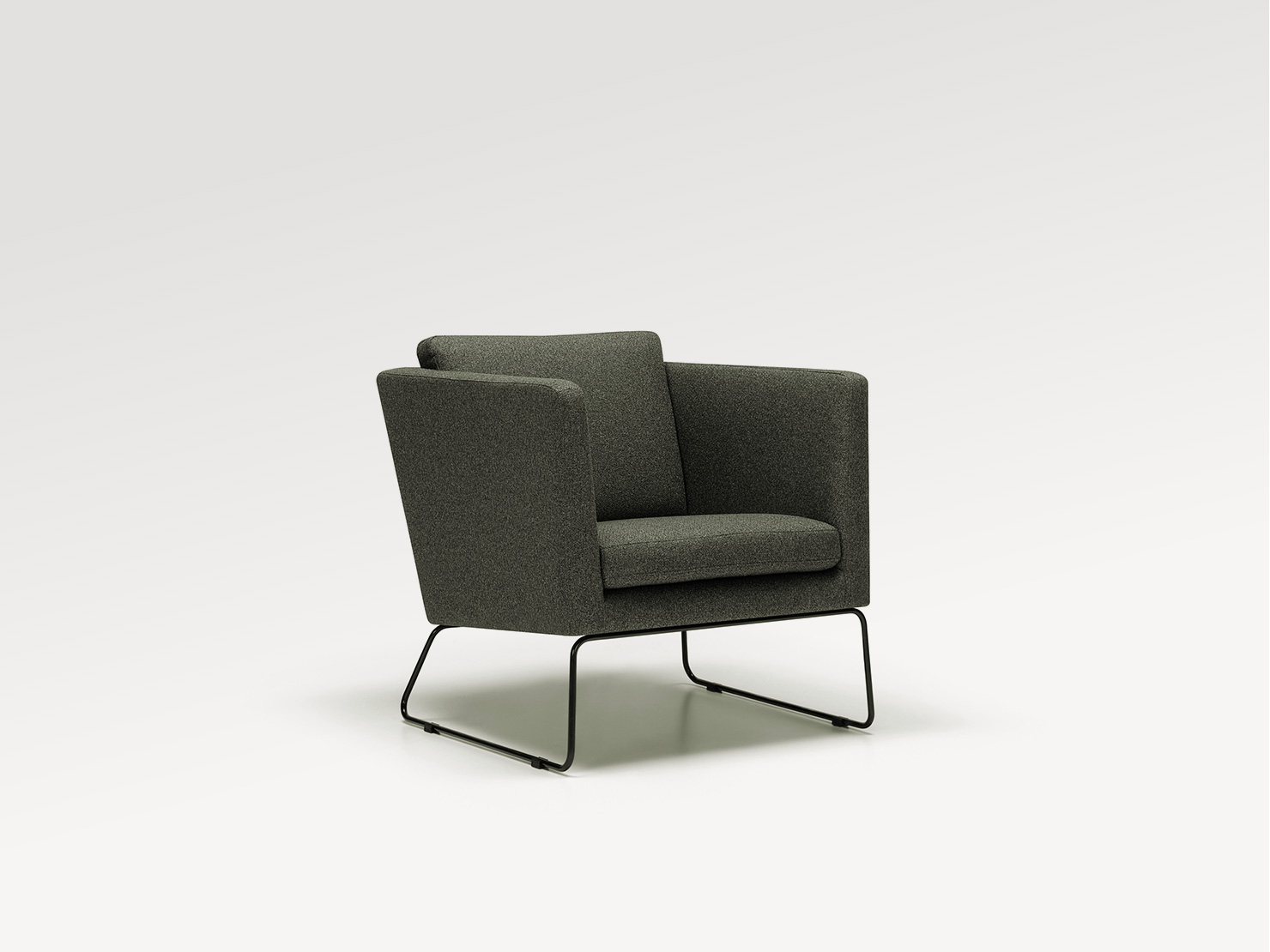 acheter Fauteuil tissu bouclette 6 (20/870) green  Rambuteau - 74x73x78/43cm - FRANCE CANAPÉ ®