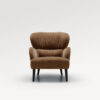 acheter Fauteuil tissu chenille marron Rouen - 79x86x92cm - FRANCE CANAPÉ ®