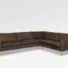 acheter Canapé d'angle cuir 90/ DARK BROWN SABLONS - 248x248x81cm - FRANCE CANAPÉ ®