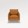 acheter Fauteuil cuir 90/ LIGHT BROWN SABLONS - 79x87x81cm - FRANCE CANAPÉ ®