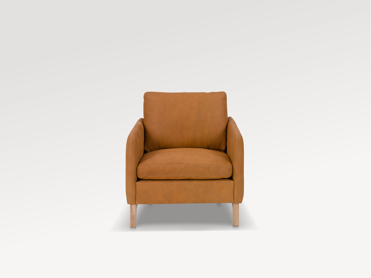 acheter Fauteuil cuir 90/ LIGHT BROWN SABLONS - 79x87x81cm - FRANCE CANAPÉ ®