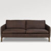 acheter Canapé 3 places cuir 90/ DARK BROWN SABLONS - 205x87x81cm - FRANCE CANAPÉ ®