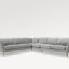 acheter Canapé d'angle velours 4 l.grey Suffren - 324x284/102x85cm - FRANCE CANAPÉ ®