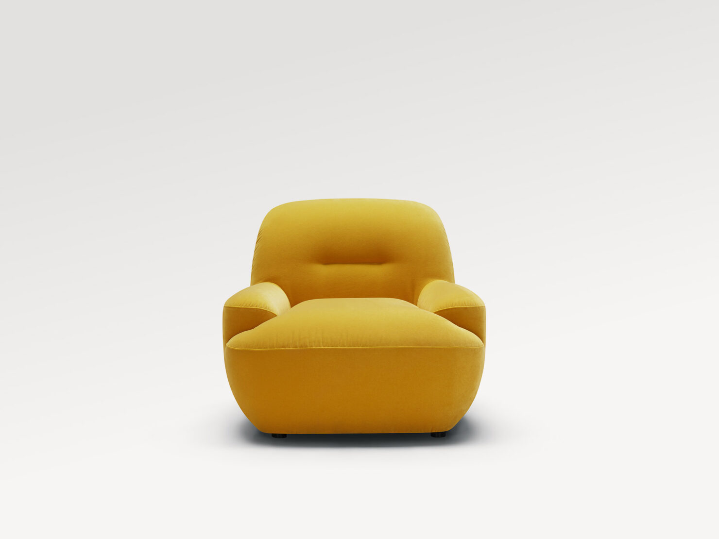 acheter Fauteuil velours 16 yellow URVILLE - 88x80x74cm - FRANCE CANAPÉ ®