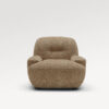 acheter Fauteuil tissu chenille 2 teddy brown URVILLE - 88x80x74cm - FRANCE CANAPÉ ®