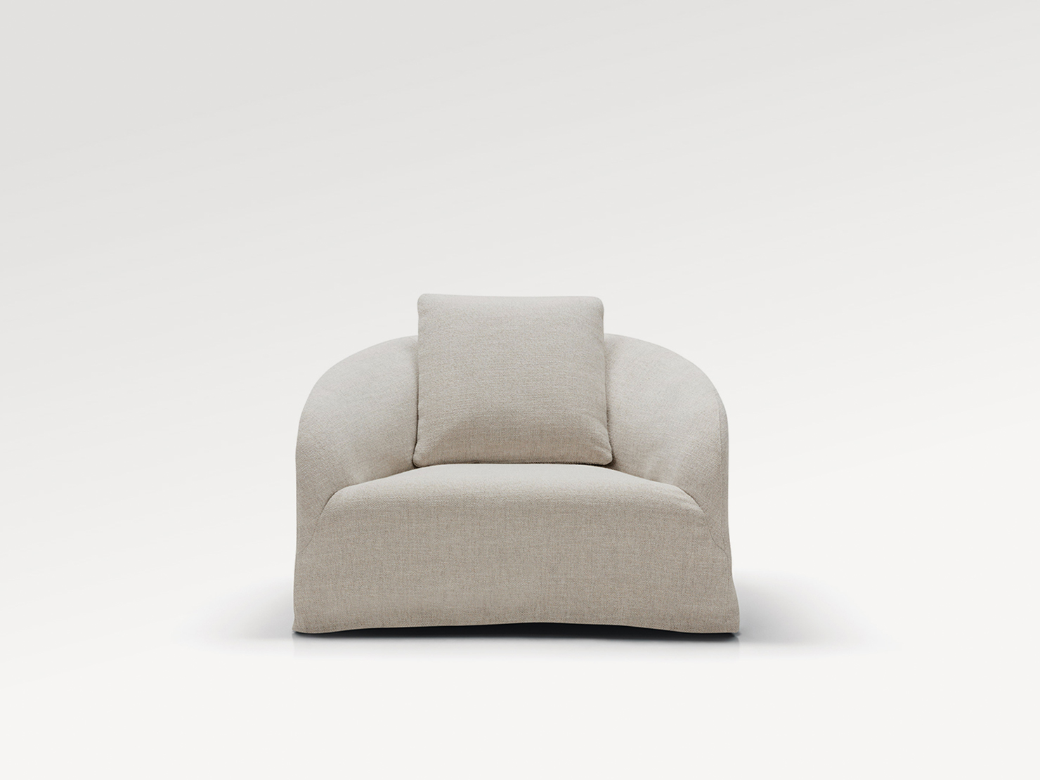 acheter Fauteuil outdoor tissu texturé blanc Bonifacio - 108x95x81cm - FRANCE CANAPÉ ®