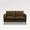 acheter Canapé 2 places velours 334/12 dark brown SABLONS - 142x87x81cm - FRANCE CANAPÉ ®