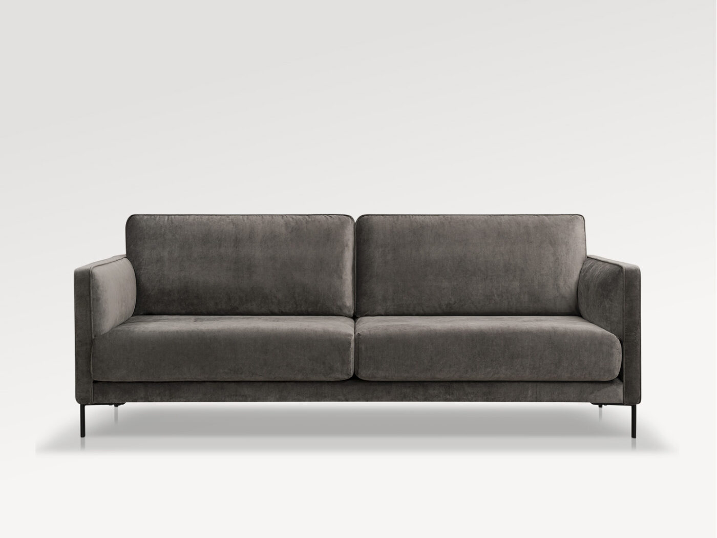 acheter Canapé 3 places velours 350/03 LIGHT GREY Fessy - 202x91x83cm - FRANCE CANAPÉ ®