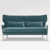 acheter Canapé 2,5 places velours 1406 turquoise Garibaldi - cm - FRANCE CANAPÉ ®