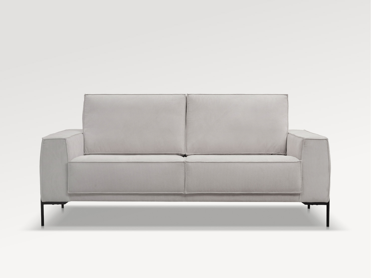 acheter Canapé 3 places velours côtelé beige ORANGE - 196x94x87cm - FRANCE CANAPÉ ®
