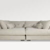 acheter Divan tissu uni 3790 l.beige Belle ile - 126x235x85cm - FRANCE CANAPÉ ®