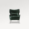acheter Fauteuil velours 1402 d.green Garibaldi - 79x93x93cm - FRANCE CANAPÉ ®