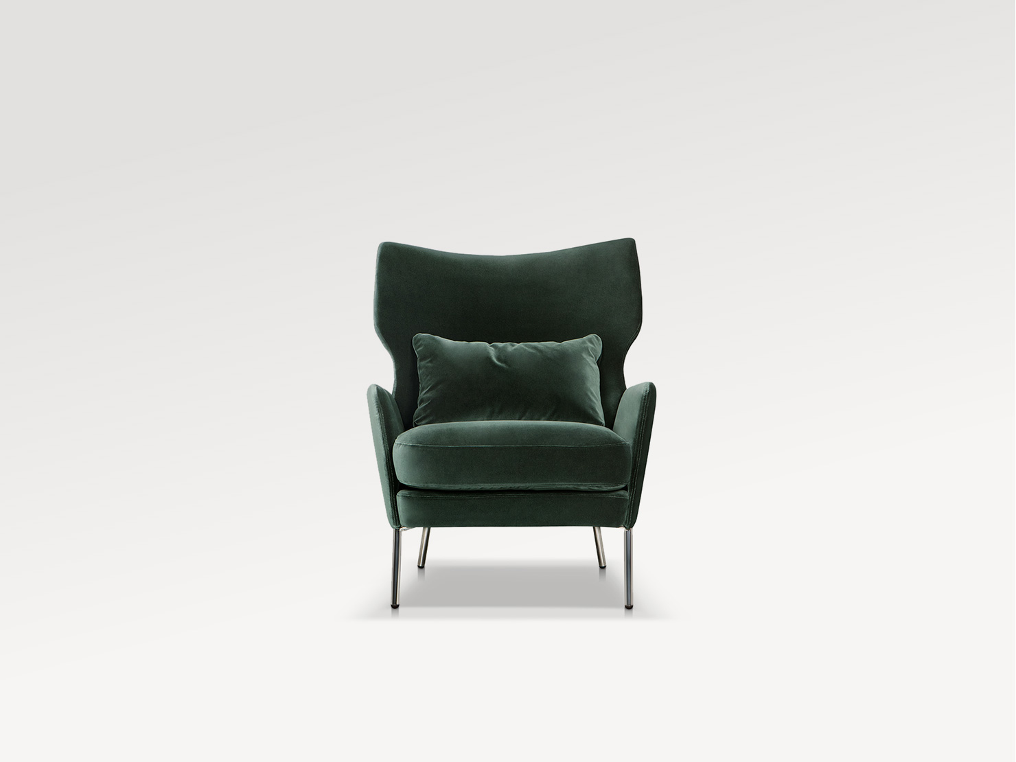 acheter Fauteuil velours 1402 d.green Garibaldi - 79x93x93cm - FRANCE CANAPÉ ®