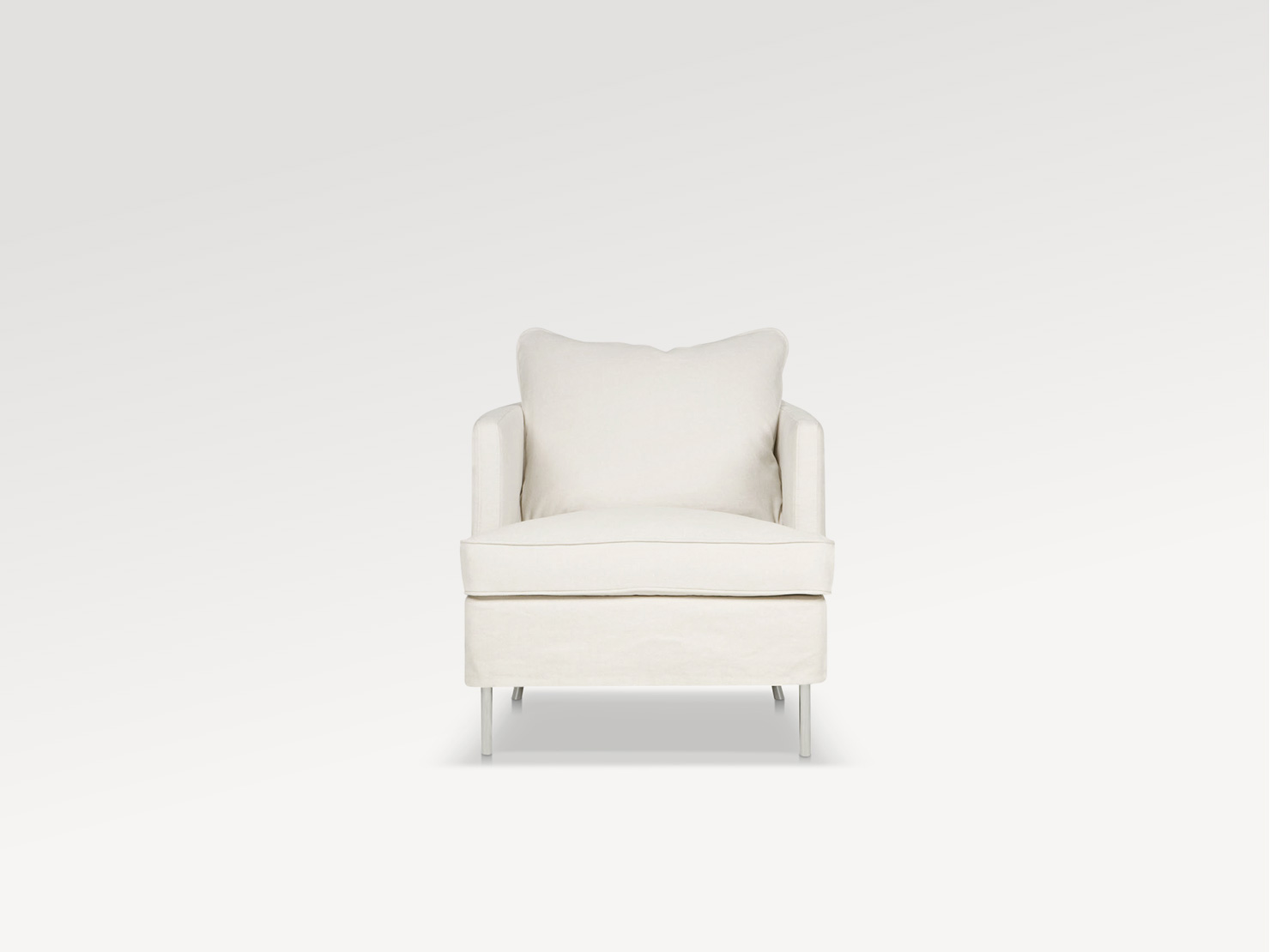 acheter Fauteuil tissu uni 1420 white Jayac - cm - FRANCE CANAPÉ ®