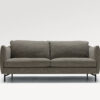 acheter Canapé 3 places tissu uni 11 (aai) grey-brown Kardec - 200x102x85cm - FRANCE CANAPÉ ®