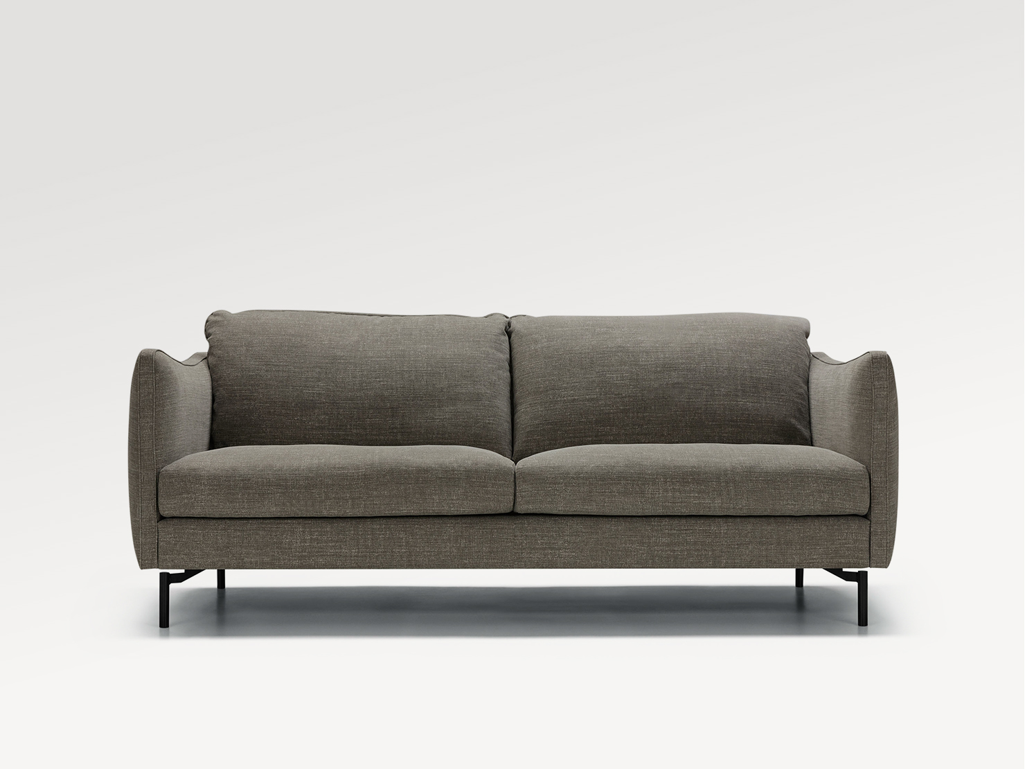 acheter Canapé 3 places tissu uni 11 (aai) grey-brown Kardec - 200x102x85cm - FRANCE CANAPÉ ®