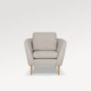 acheter Fauteuil tissu texturé 4 (j7q7) l.grey Mabillon - 86x87x84cm - FRANCE CANAPÉ ®