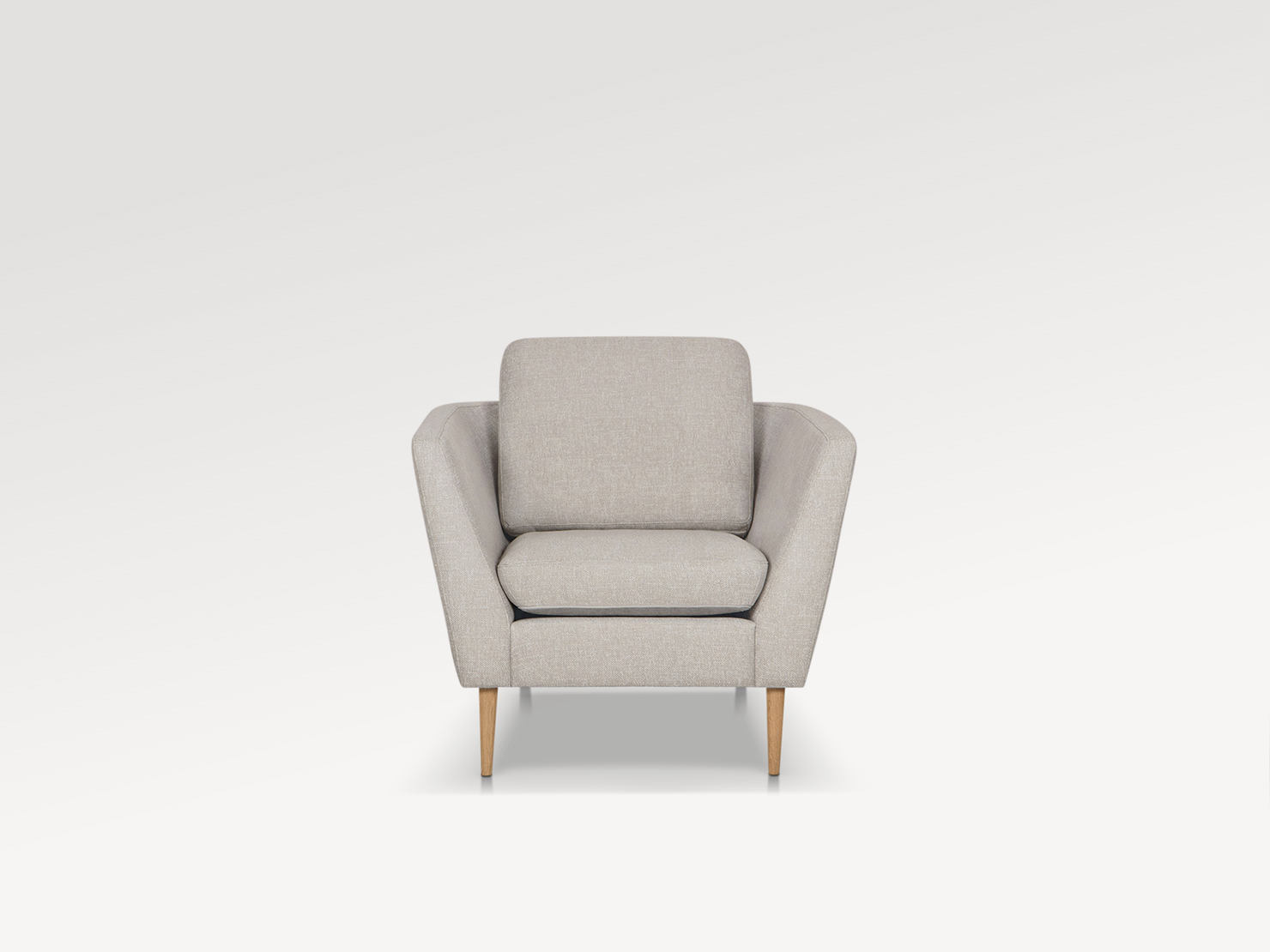 acheter Fauteuil tissu texturé 4 (j7q7) l.grey Mabillon - 86x87x84cm - FRANCE CANAPÉ ®
