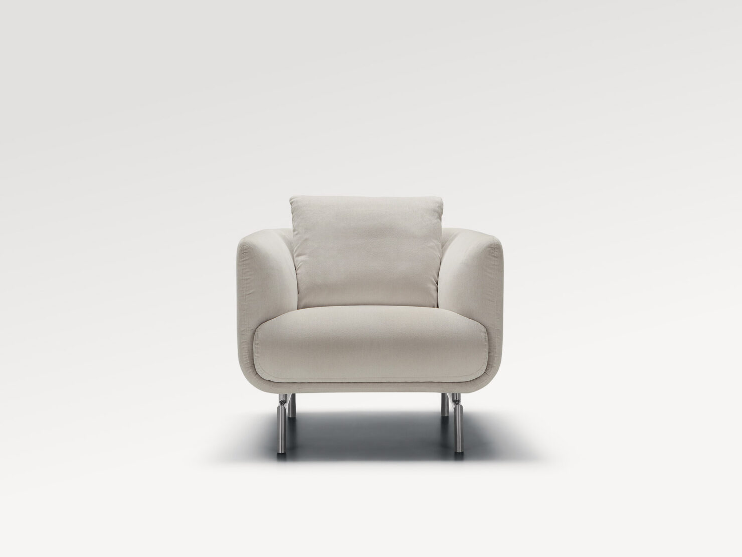 acheter Fauteuil tissu chenille 1 (324) nature MÉDAN - 86x91x82cm - FRANCE CANAPÉ ®