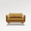 acheter Fauteuil tissu uni 4 (p322-4600-204) mustard MÉDAN - 131x91x82cm - FRANCE CANAPÉ ®