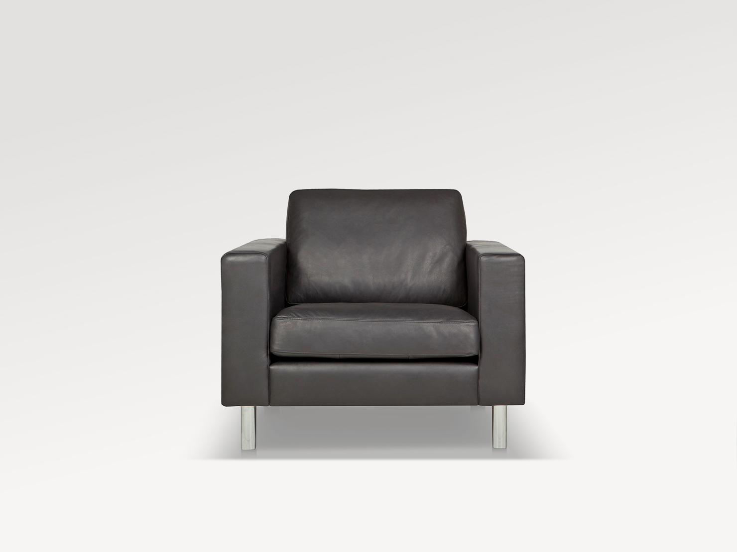 acheter Fauteuil cuir black Menton - 81x92x82cm - FRANCE CANAPÉ ®