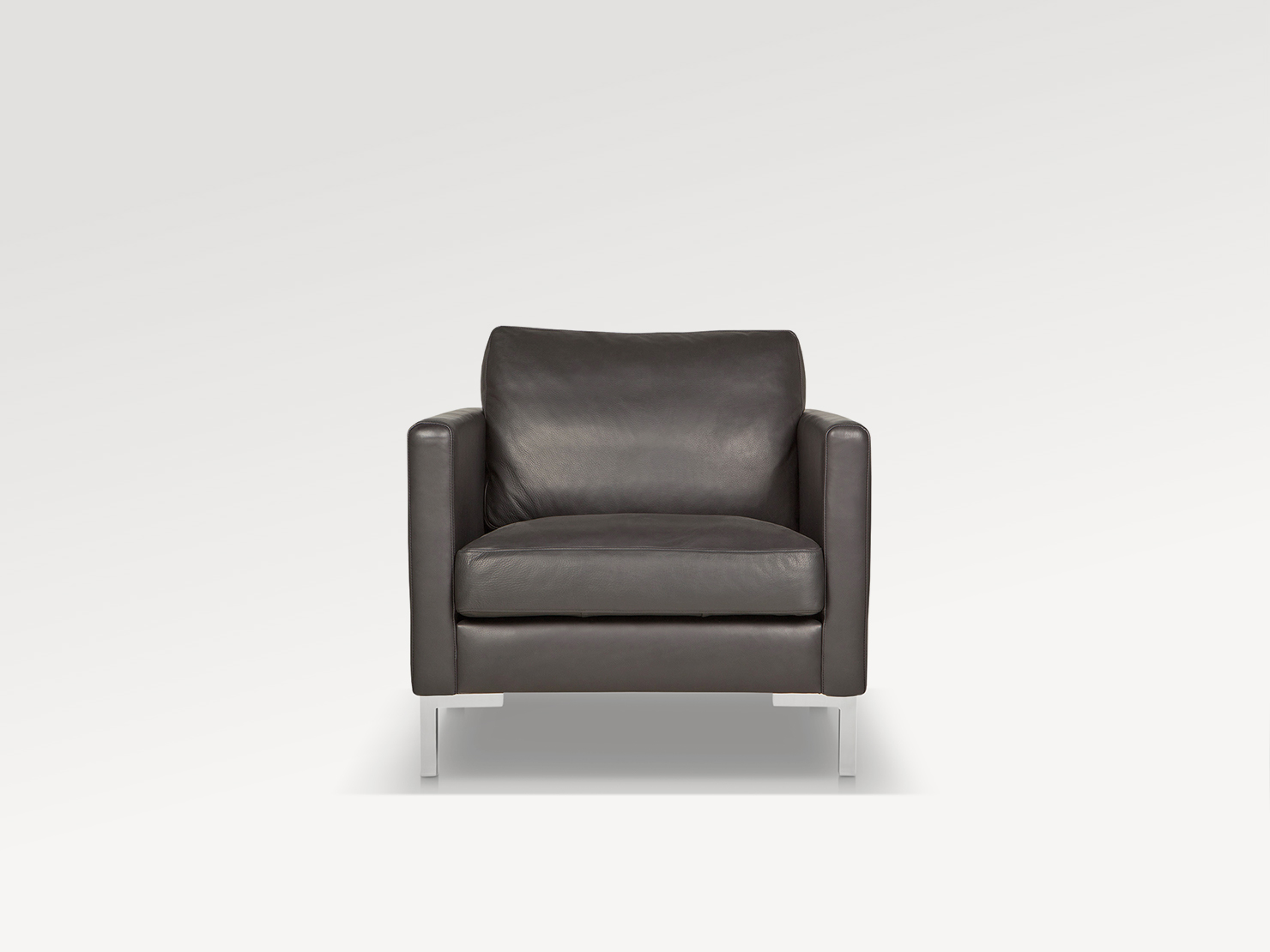 acheter Fauteuil cuir black Menton - 81x92x82cm - FRANCE CANAPÉ ®