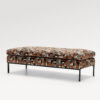 acheter Pouf tissu texturé Burnt Orange Opera - 150x60x41cm - FRANCE CANAPÉ ®