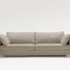 acheter Canapé 4 places outdoor tissu uni beige Porto-Vecchio - 245x85x90cm - FRANCE CANAPÉ ®