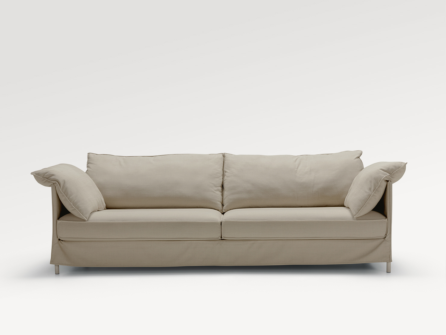 acheter Canapé 4 places outdoor tissu uni beige Porto-Vecchio - 245x85x90cm - FRANCE CANAPÉ ®