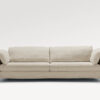 acheter Canapé 4 places outdoor tissu texturé blanc Porto-Vecchio - 245x85x90cm - FRANCE CANAPÉ ®