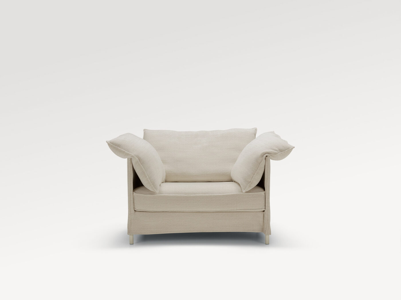 acheter Fauteuil outdoor tissu texturé blanc Porto-Vecchio - 105x80x90cm - FRANCE CANAPÉ ®