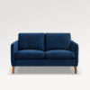 acheter Canapé 2 places velours 334/05 blue SABLONS - 142x87x81cm - FRANCE CANAPÉ ®