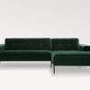 acheter Canapé d'angle velours 1402 d.green Viennay - 264/168x93x77/43cm - FRANCE CANAPÉ ®