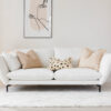 acheter Canapé 3 places tissu chenille 1 off-white Biarritz - 214x101x84cm - FRANCE CANAPÉ ®
