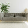 acheter Canapé 3 places tissu uni 5 (2787) grey VERSAILLES - 209x86x70cm - FRANCE CANAPÉ ®