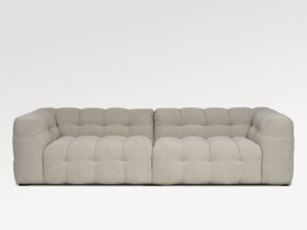 acheter Canapé 4 places tissu chiné 201/04 DARK GREY Marly - 282x105x68cm - FRANCE CANAPÉ ®