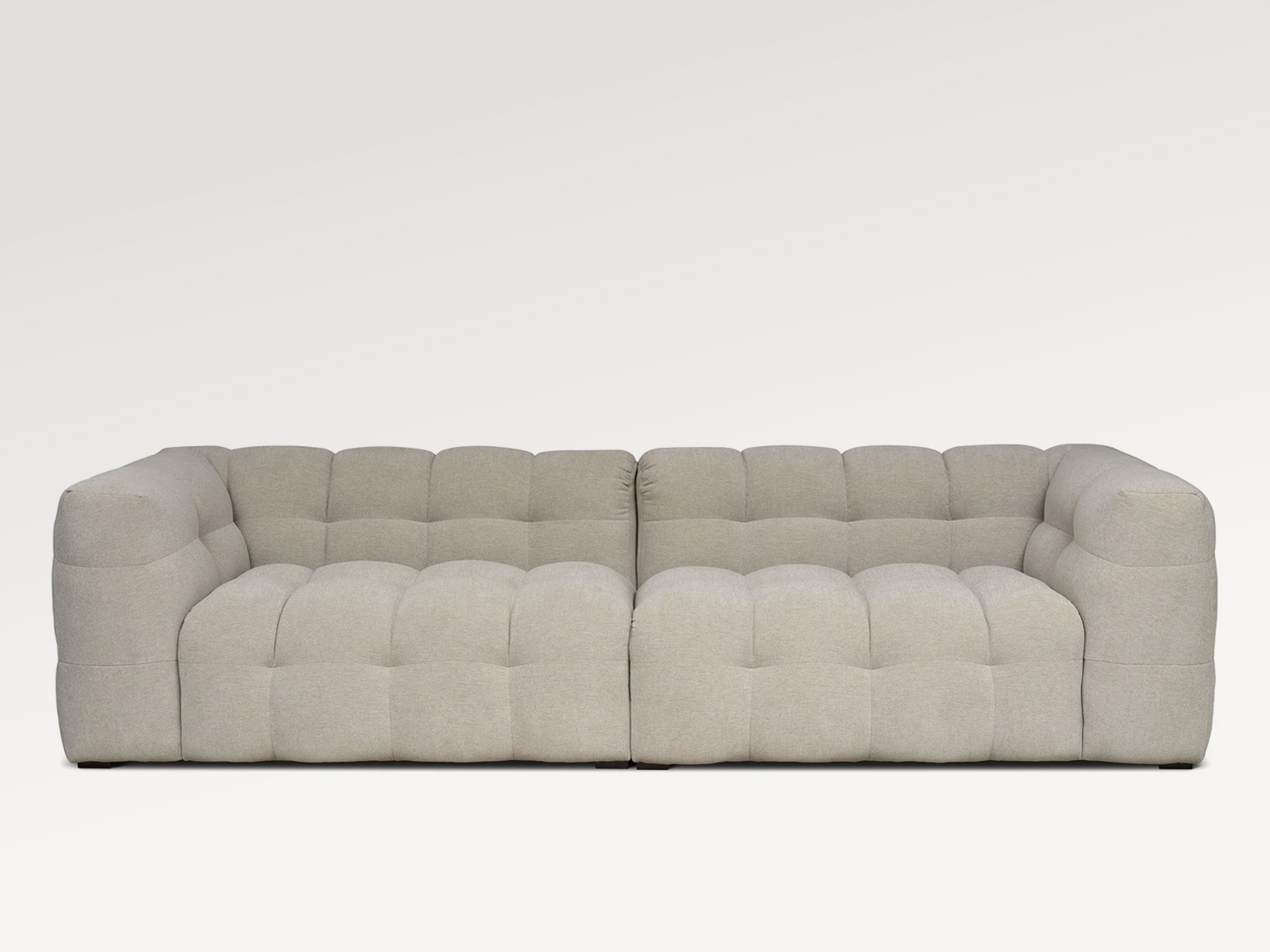 acheter Canapé 4 places tissu chiné 201/04 DARK GREY Marly - 282x105x68cm - FRANCE CANAPÉ ®
