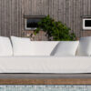 acheter Canapé 4 places outdoor tissu uni blanc Bonifacio - 248x98x81cm - FRANCE CANAPÉ ®