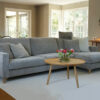 acheter Canapé d'angle tissu texturé 7 (j7u7) l.blue Monte-Carlo 90 - 310x155cm - FRANCE CANAPÉ ®