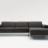 acheter Canapé d'angle tissu texturé 6 (9852) anthracite Viennay - 285/168x93x77/43cm - FRANCE CANAPÉ ®