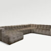 acheter Canapé grand angle velours côtelé 389/11 beige Marly - 406/294x105x68cm - FRANCE CANAPÉ ®