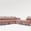 acheter Canapé modulable tissu chenille 8 dusty pink Saint-paul - 344x172x87cm - FRANCE CANAPÉ ®