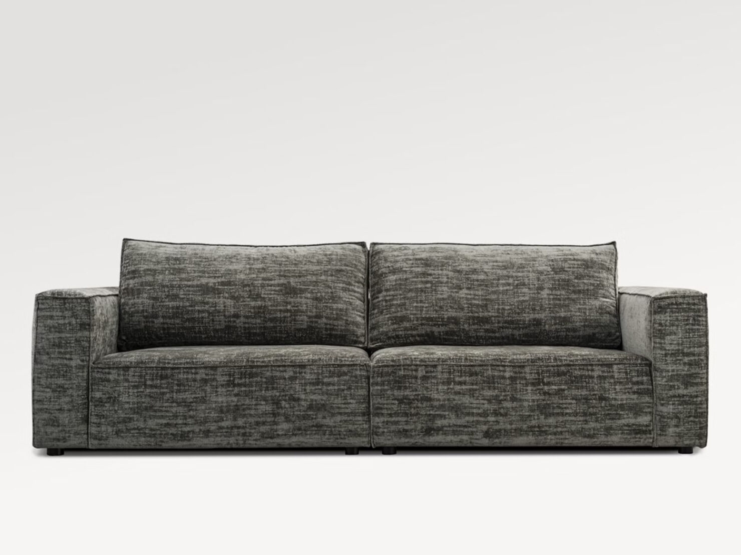 acheter Canapé 4 places coussins placés tissu chenille 21 Dark Blue  Yerres - 268x114x87cm - FRANCE CANAPÉ ®