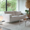 acheter Canapé 2.5 places tissu chenille blanc Menton - 196x92x82cm - FRANCE CANAPÉ ®