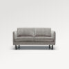acheter Canapé 2 places tissu uni gris Sleek - 162x92x80cm - FRANCE CANAPÉ ®