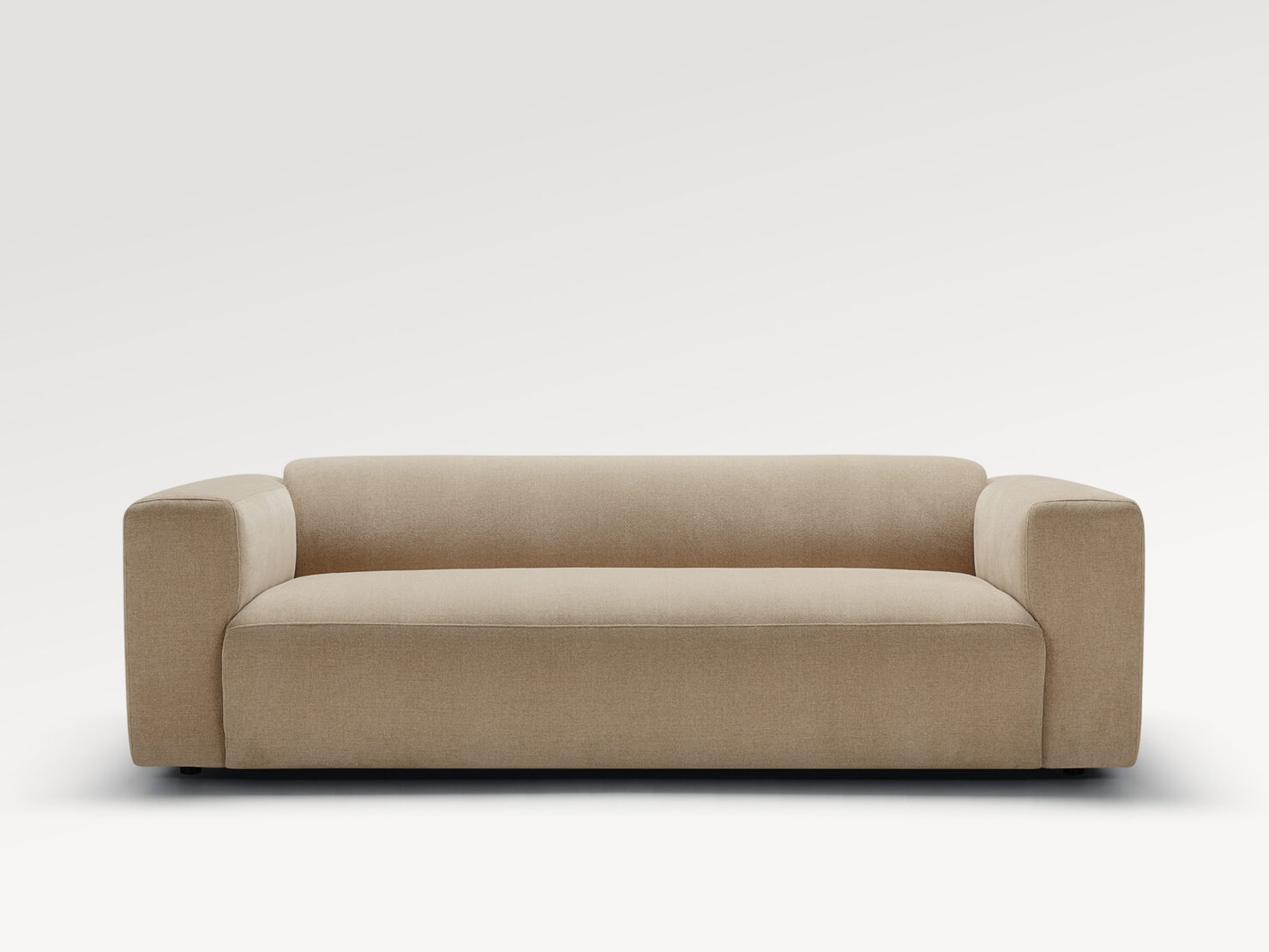 acheter Canapé 3 places tissu chenille beige Nappéa - 227x70x102cm - FRANCE CANAPÉ ®