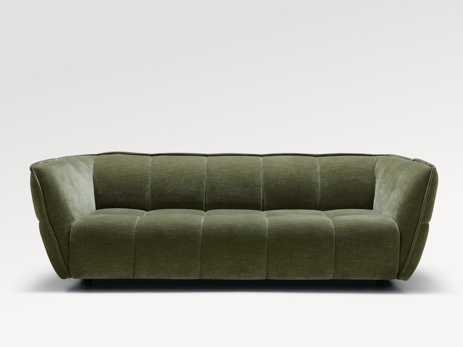 acheter Canapé 3 places tissu chenille vert Elydic - 238x104x78cm - FRANCE CANAPÉ ®