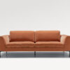 acheter Canapé 3 places tissu chenille orange Noble - 226x81x98cm - FRANCE CANAPÉ ®