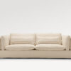 acheter Canapé 3.5 places tissu uni blanc Snug - 260x109x83cm - FRANCE CANAPÉ ®
