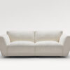 acheter Canapé 3 places tissu texturé blanc AMNEVILLE - 228x104x79/44cm - FRANCE CANAPÉ ®